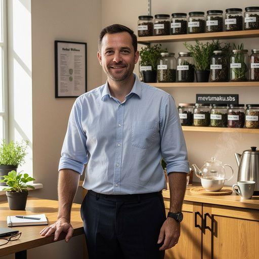 Egy tál gyógynövények, mint kamilla és levendula